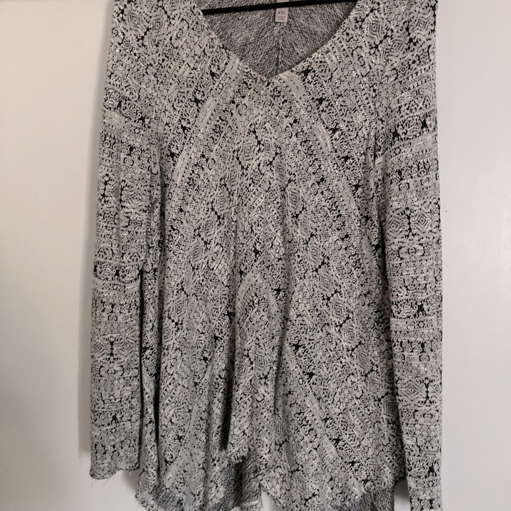 Asymmetrical sweater